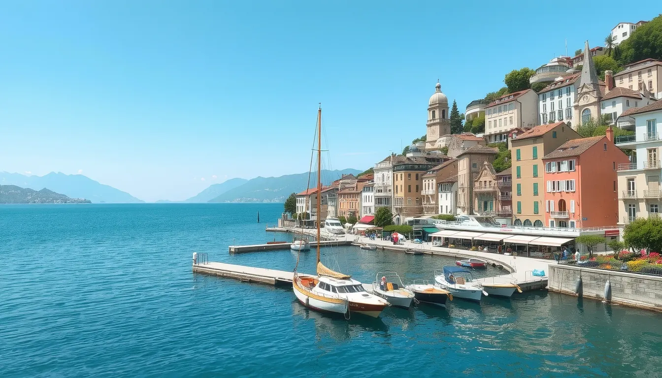 lac leman cote france